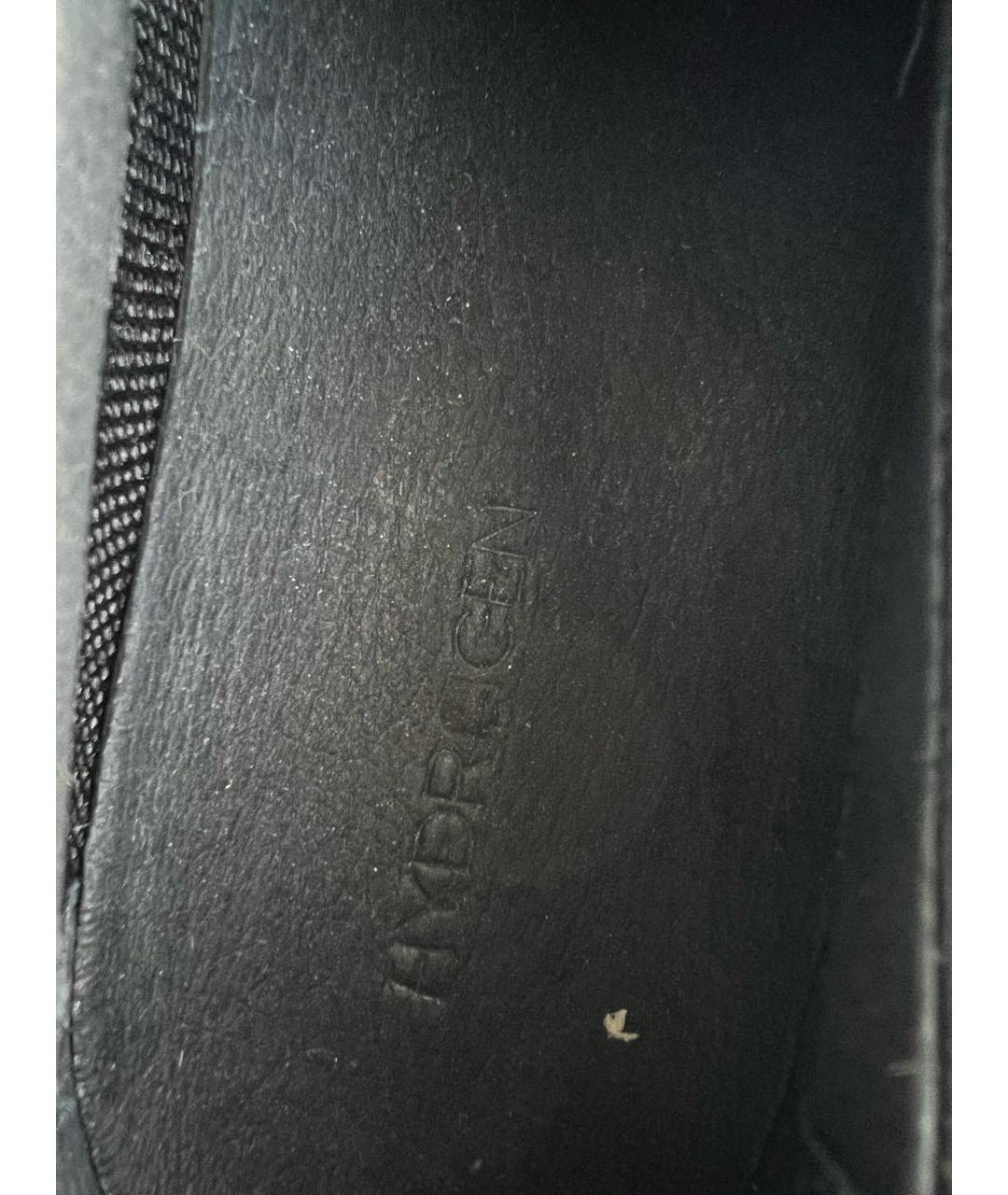 HYDROGEN Черные кожаные лоферы, фото 8
