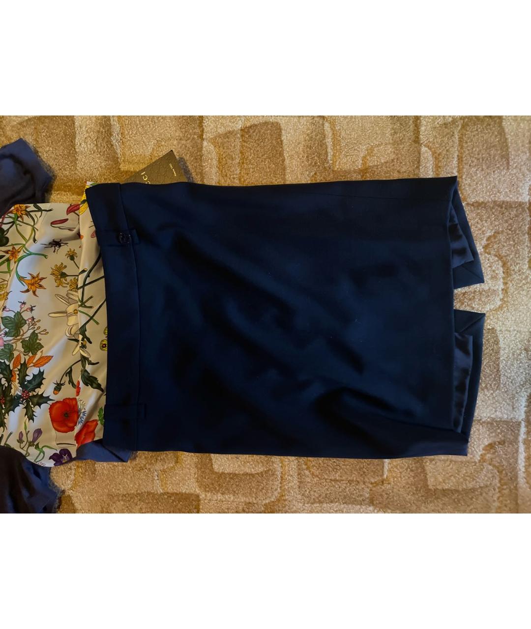 GUCCI Темно-синий костюм с юбками, фото 2