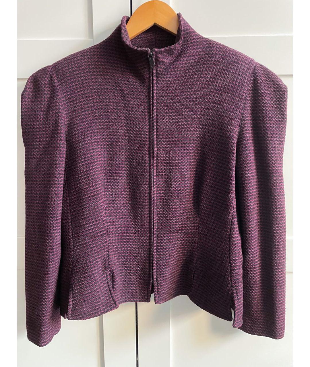 CHRISTIAN LACROIX Бордовый шерстяной жакет/пиджак, фото 5