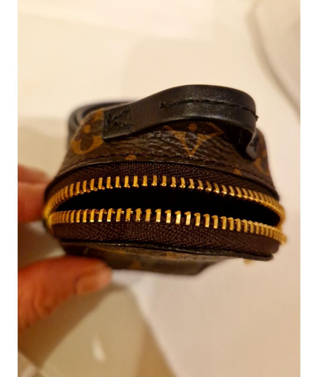 LOUIS VUITTON PRE-OWNED Коричневый кожаный браслет, фото 6