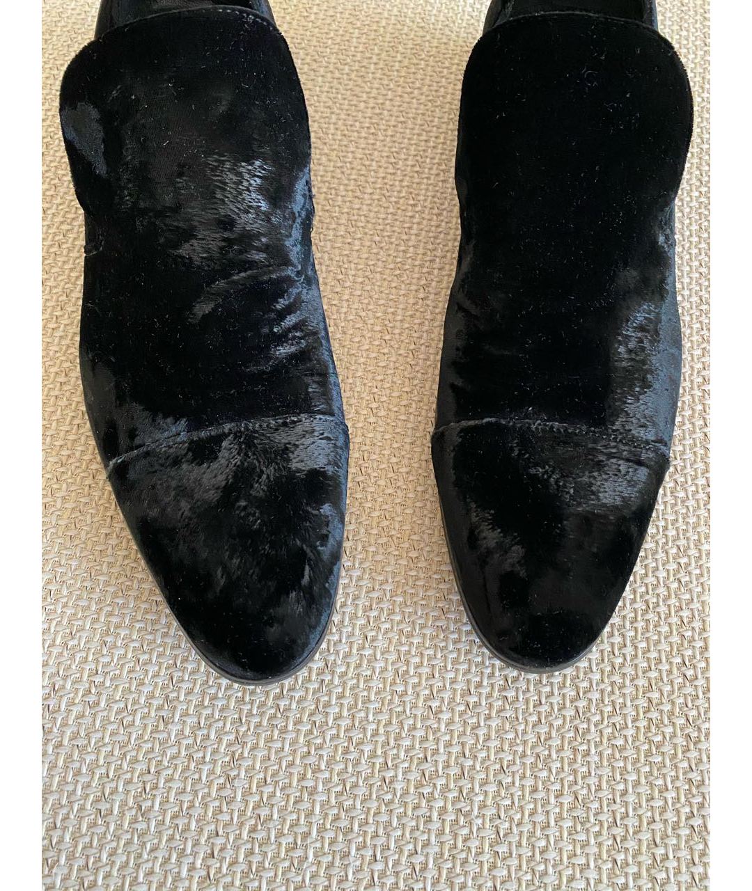 JOHN RICHMOND Черные бархатные туфли, фото 2