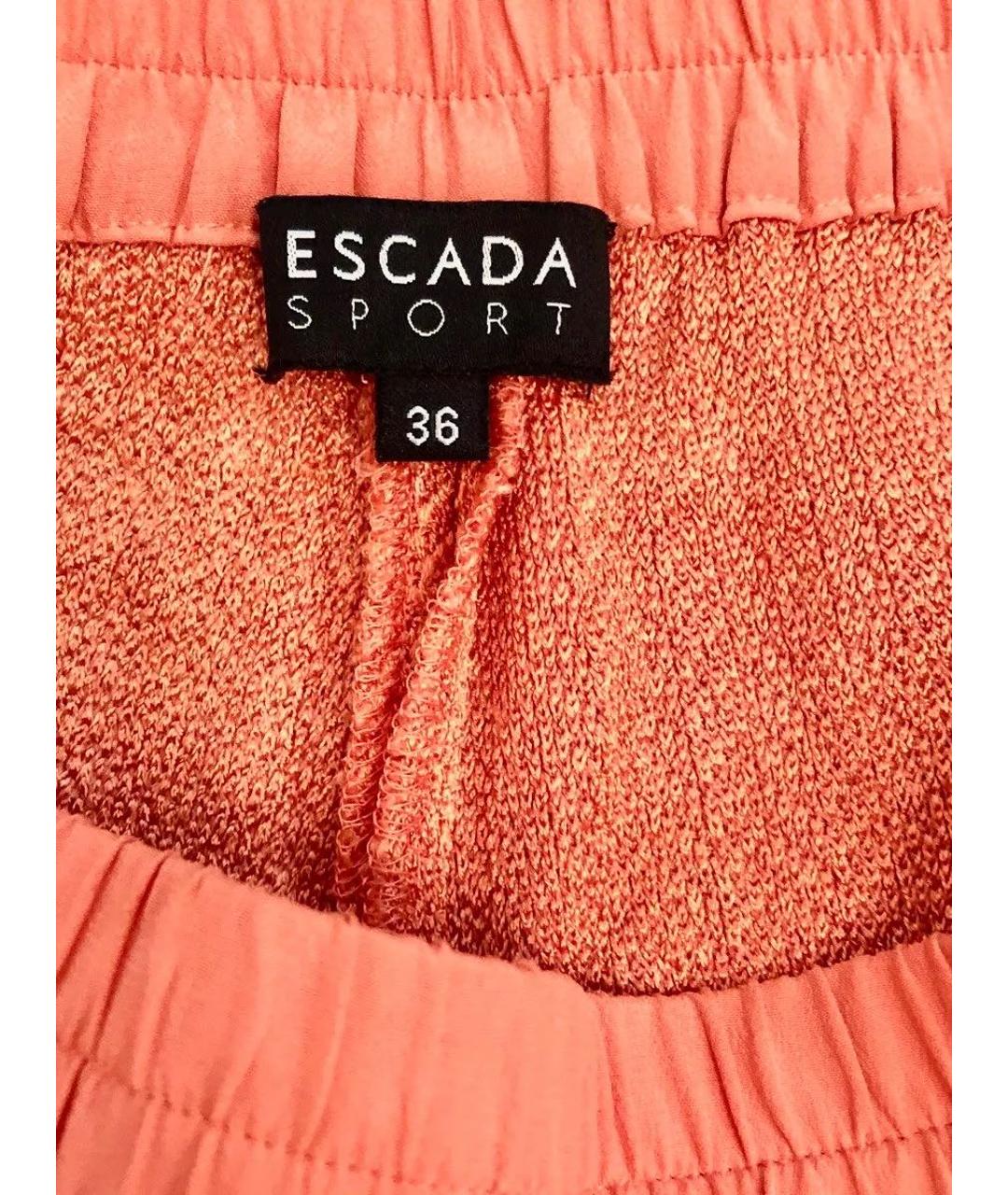 ESCADA Коралловые вискозные брюки узкие, фото 6