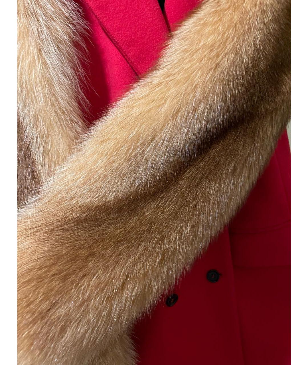 MSGM Красное шерстяное пальто, фото 2