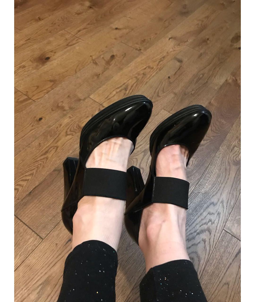 HOGAN Черные туфли из лакированной кожи, фото 3