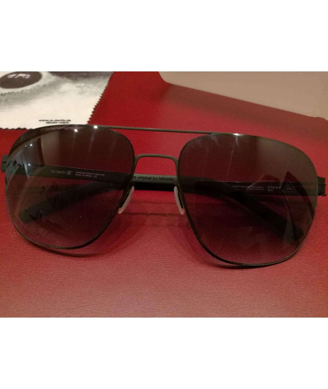 ICBERLIN Черные солнцезащитные очки, фото 4