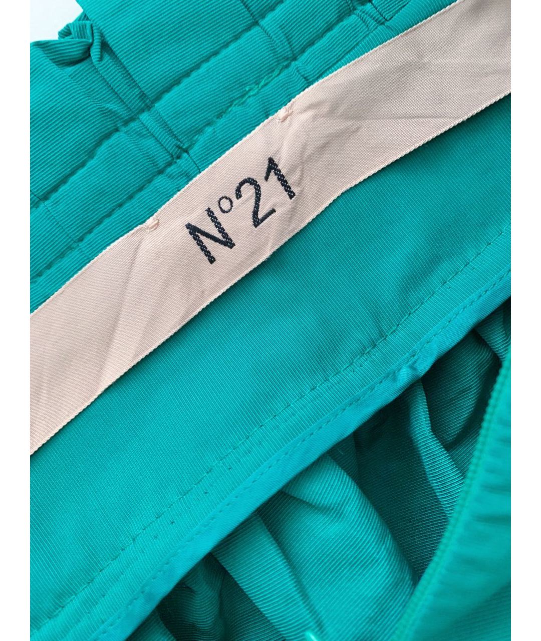NO. 21 Зеленая юбка мини, фото 3