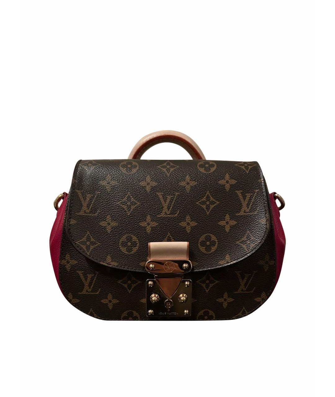 LOUIS VUITTON PRE-OWNED Коричневая кожаная сумка через плечо, фото 1