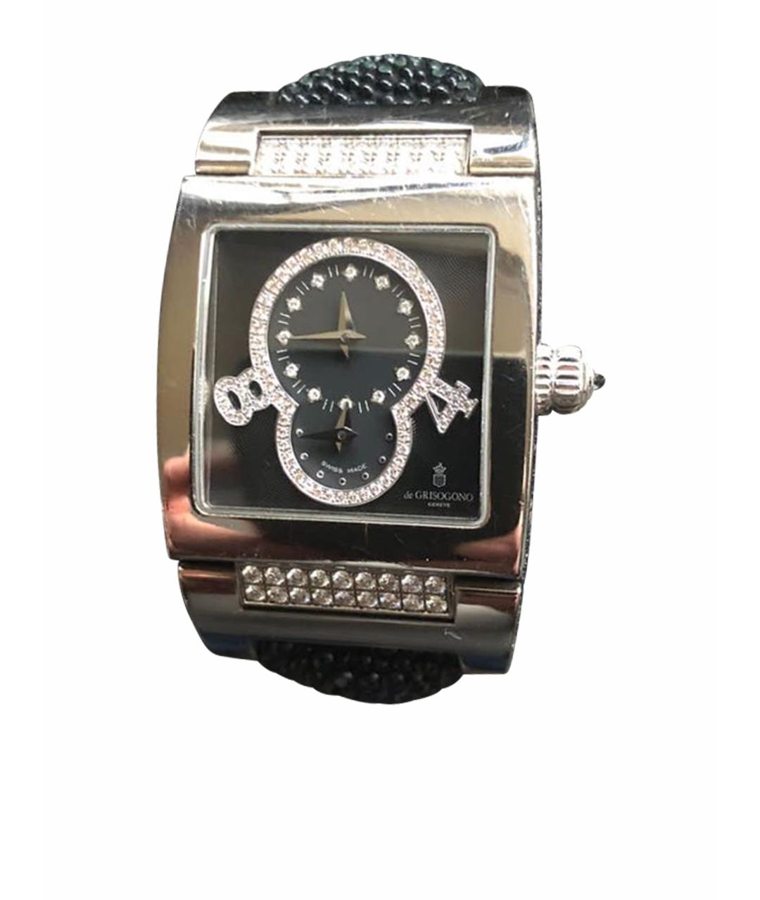 DE GRISOGONO Черные часы из белого золота, фото 1