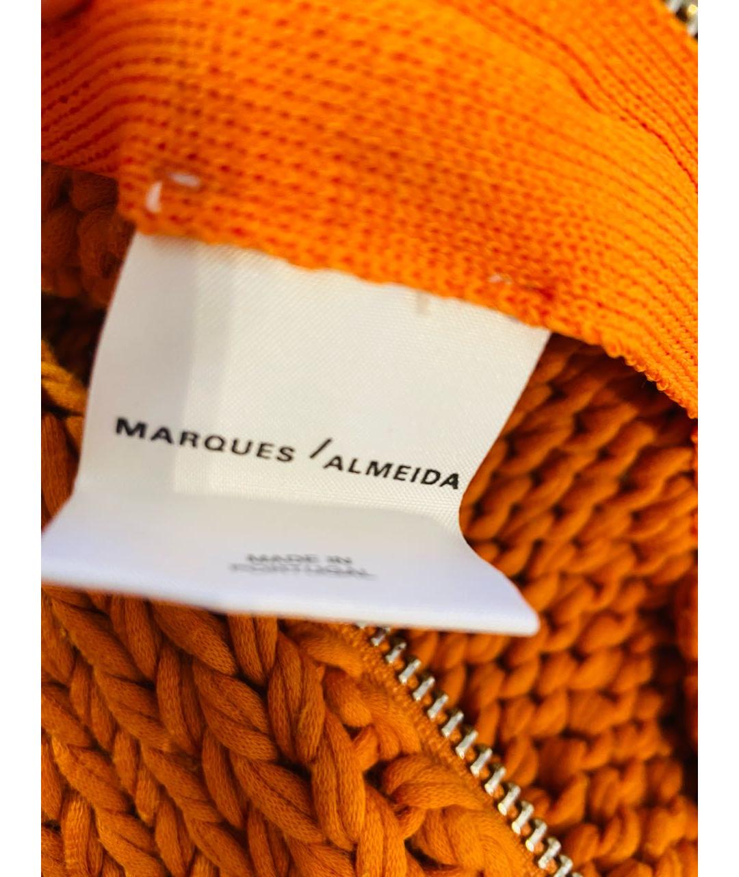 MARQUES' ALMEIDA Коралловый хлопковый джемпер / свитер, фото 4