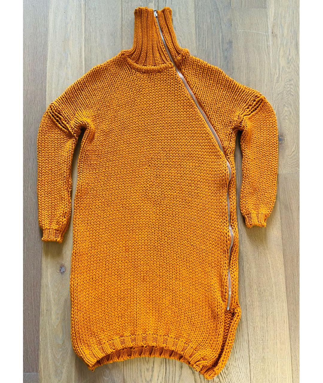 MARQUES' ALMEIDA Коралловый хлопковый джемпер / свитер, фото 6