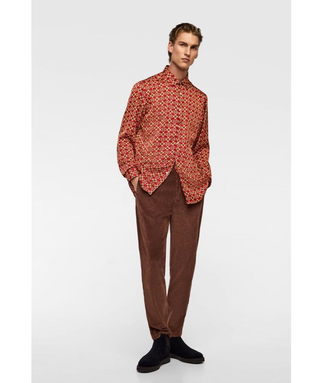BURBERRY Мульти хлопковая кэжуал рубашка, фото 3