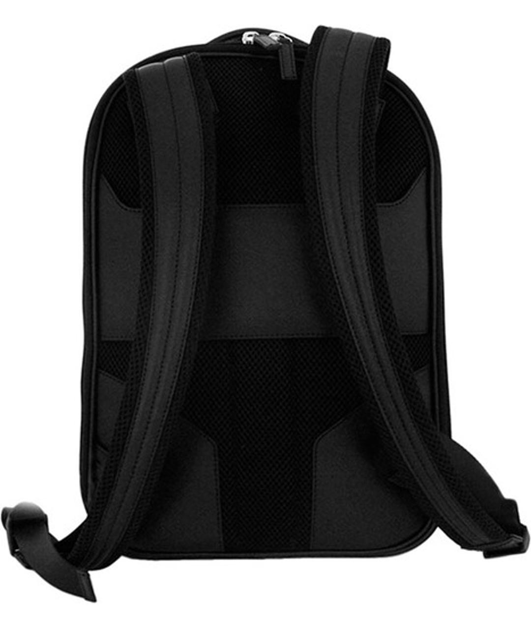 MONTBLANC Черный кожаный рюкзак, фото 4
