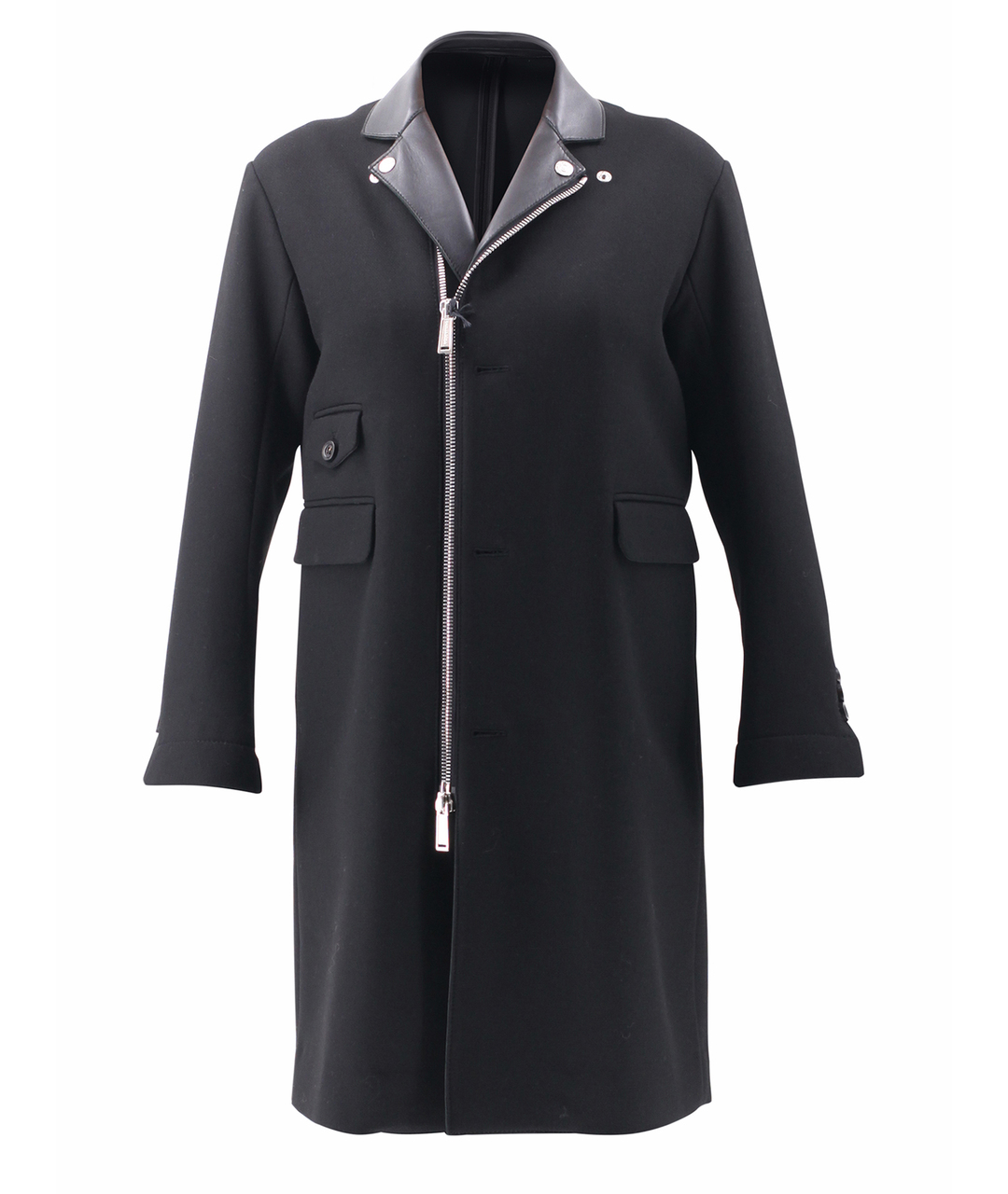 DSQUARED2 Черное кашемировое пальто, фото 1