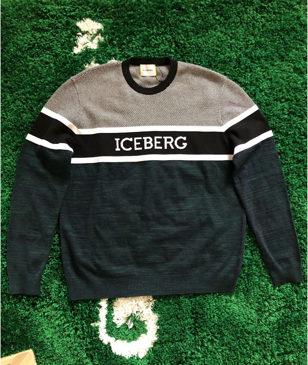 ICEBERG Зеленый джемпер / свитер, фото 5