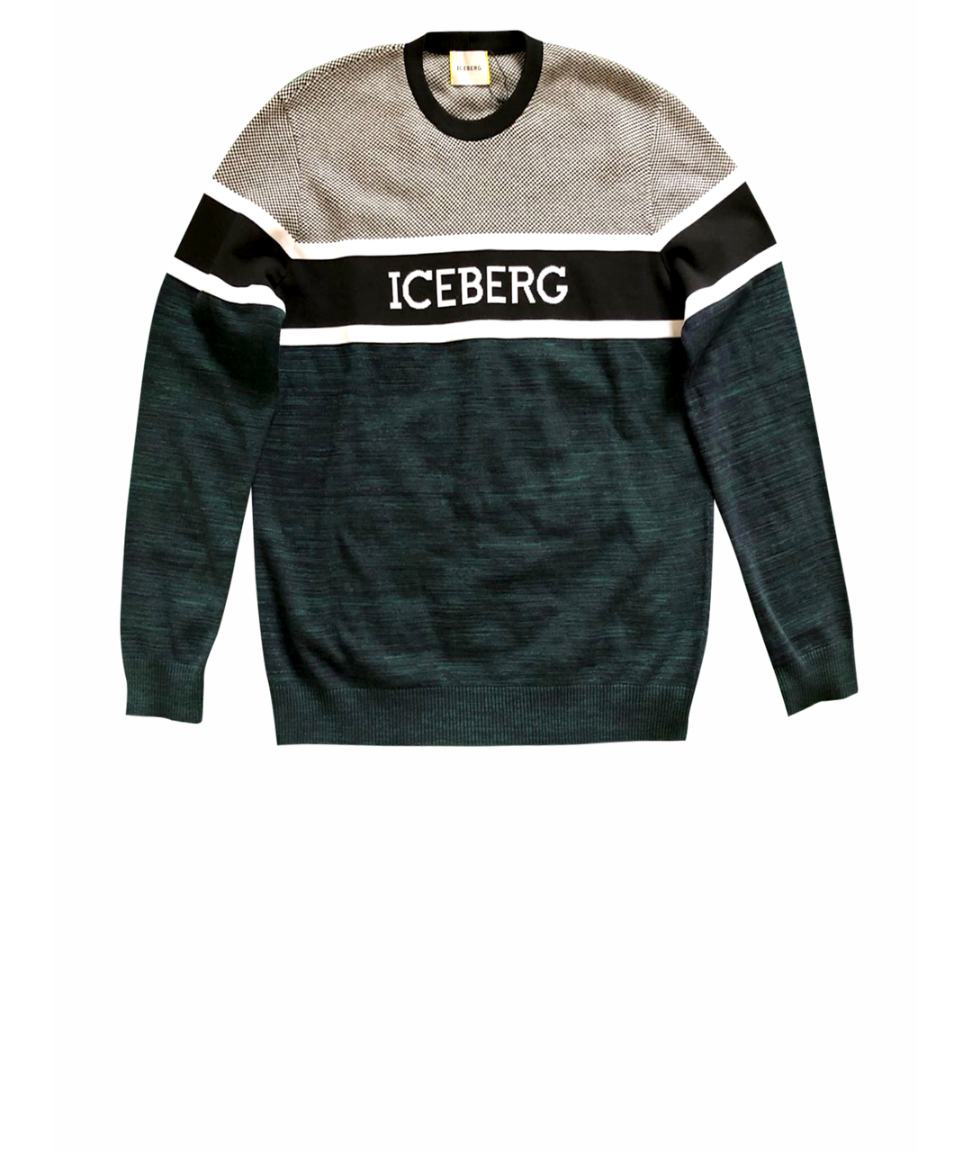ICEBERG Зеленый джемпер / свитер, фото 1