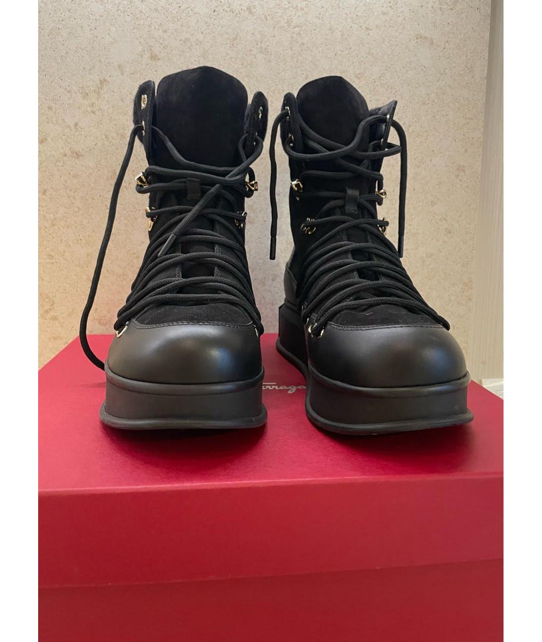 Salvatore ferragamo best sale combat boots