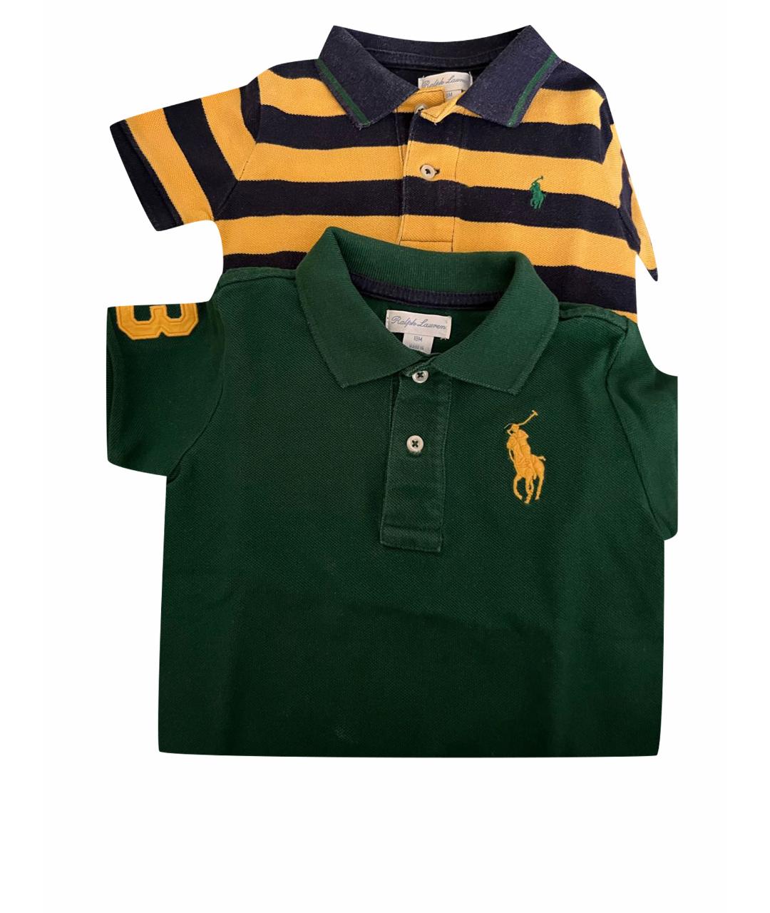 POLO RALPH LAUREN Мульти хлопковая детская футболка, фото 1