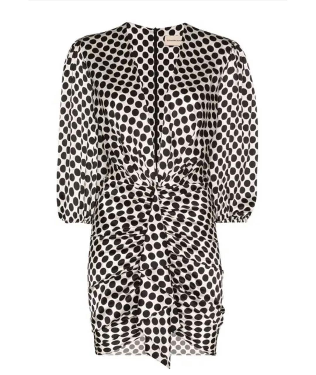 ALEXANDRE VAUTHIER Черное шелковое коктейльное платье, фото 1