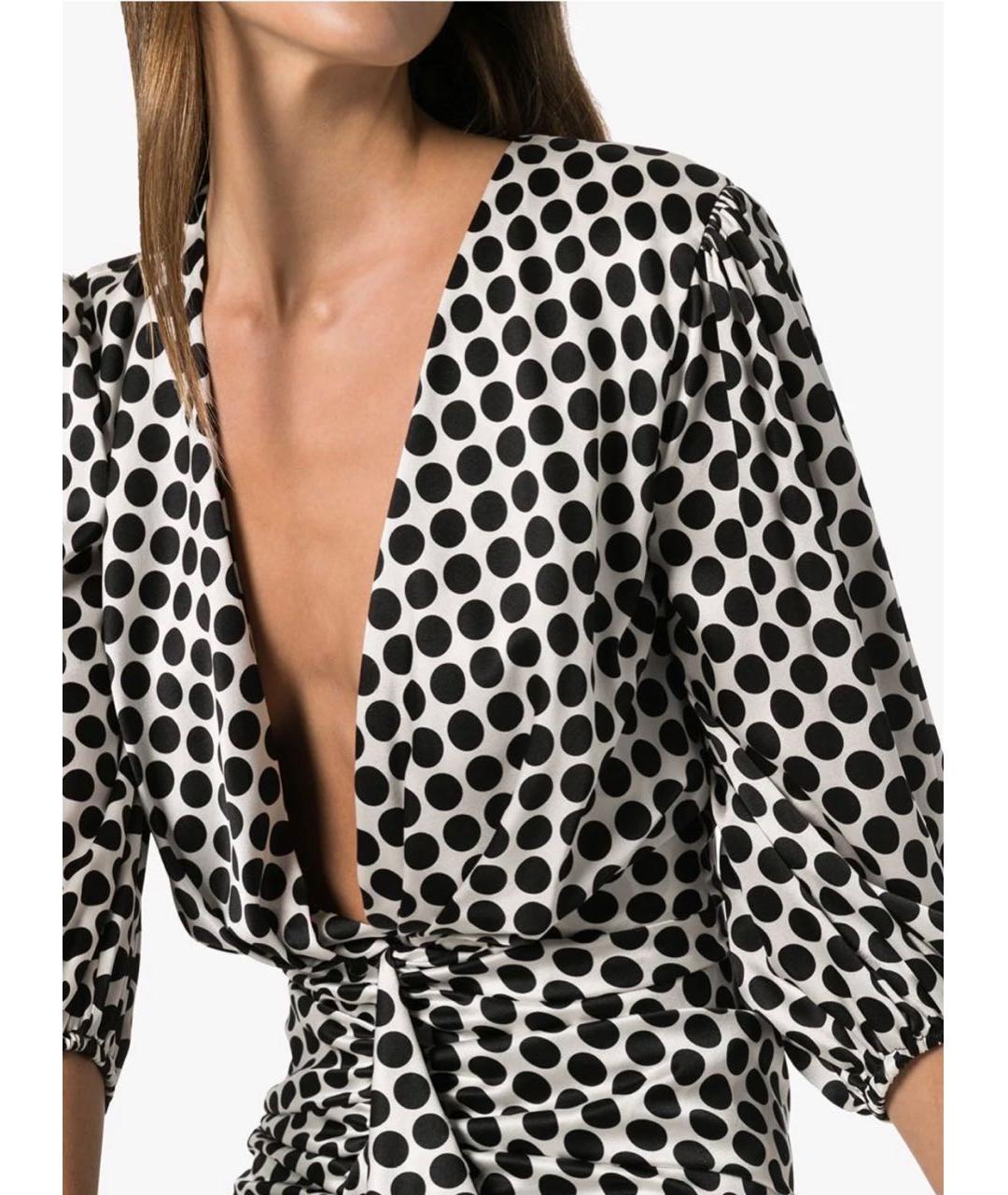ALEXANDRE VAUTHIER Черное шелковое коктейльное платье, фото 4