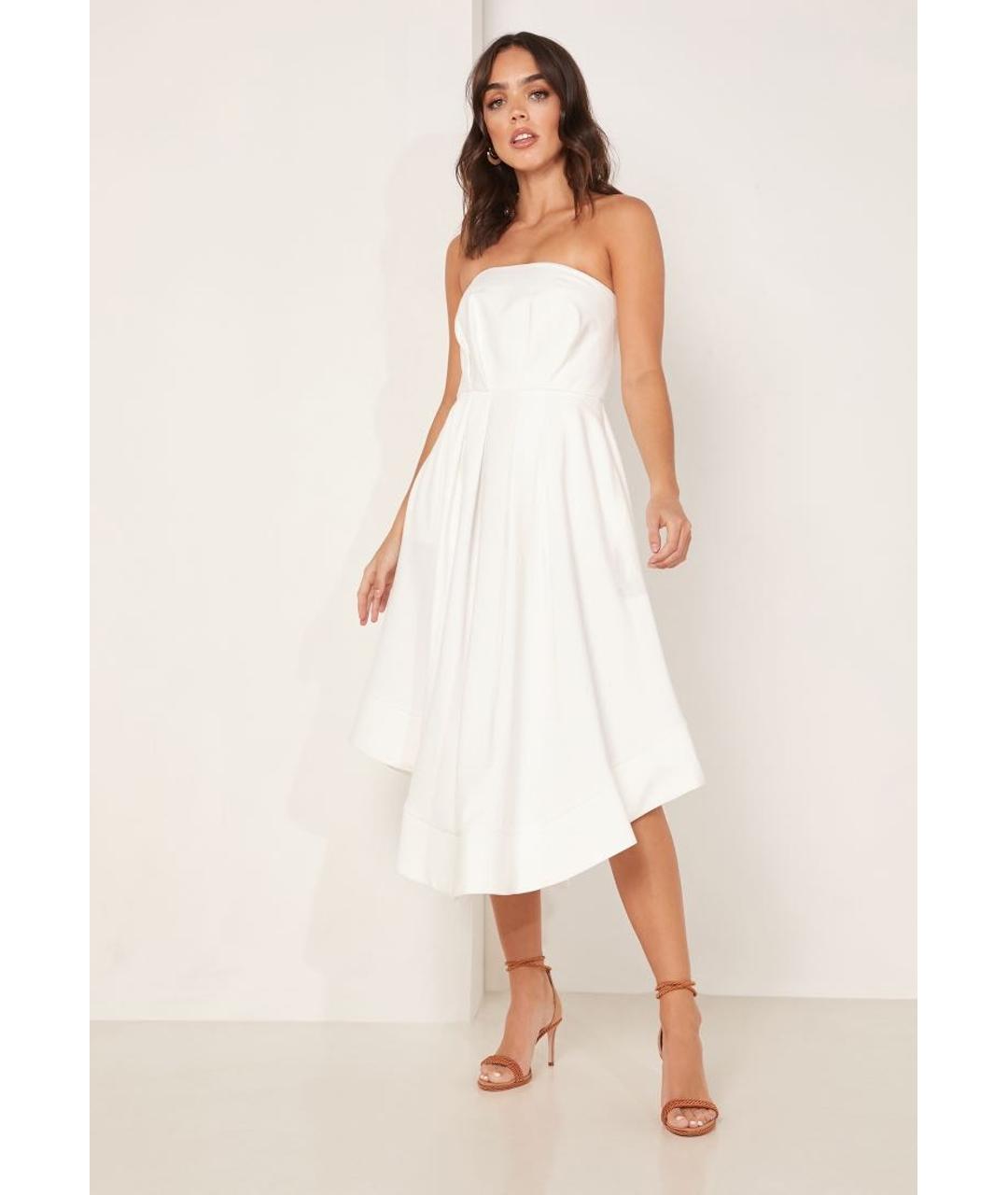 C/MEO COLLECTIVE Белое вискозное платье, фото 2