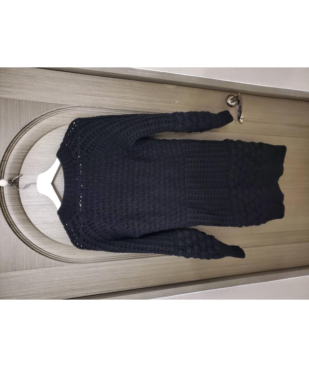 BURBERRY Черный шерстяной джемпер / свитер, фото 3