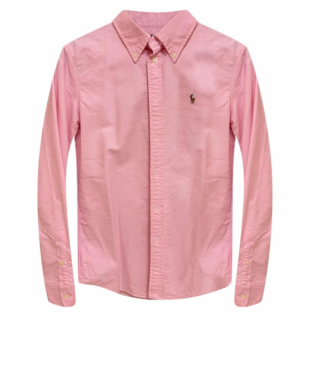 RALPH LAUREN Розовая хлопковая рубашка, фото 1