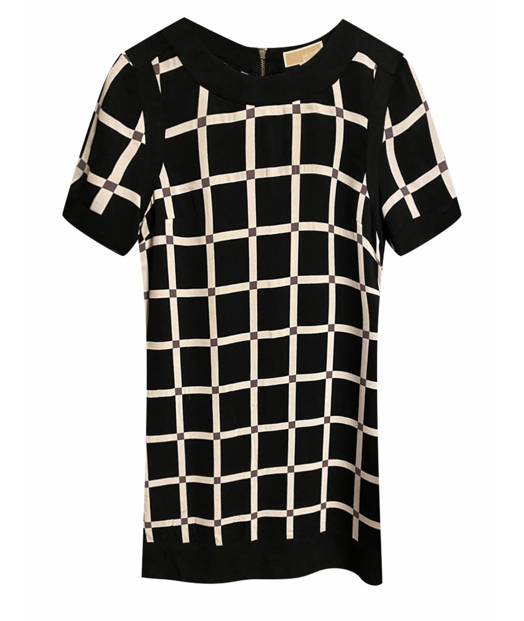 MICHAEL KORS Черное вискозное повседневное платье, фото 1
