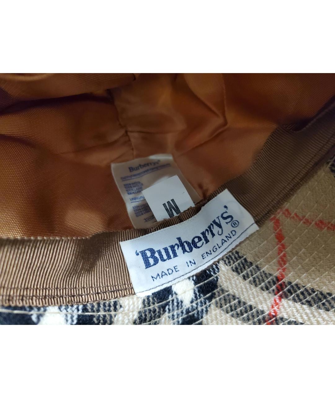 BURBERRY Бежевая шерстяная шляпа, фото 4