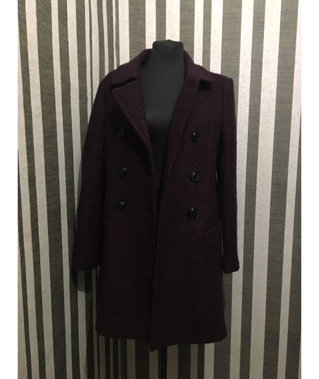 DKNY Бордовое шерстяное пальто, фото 7