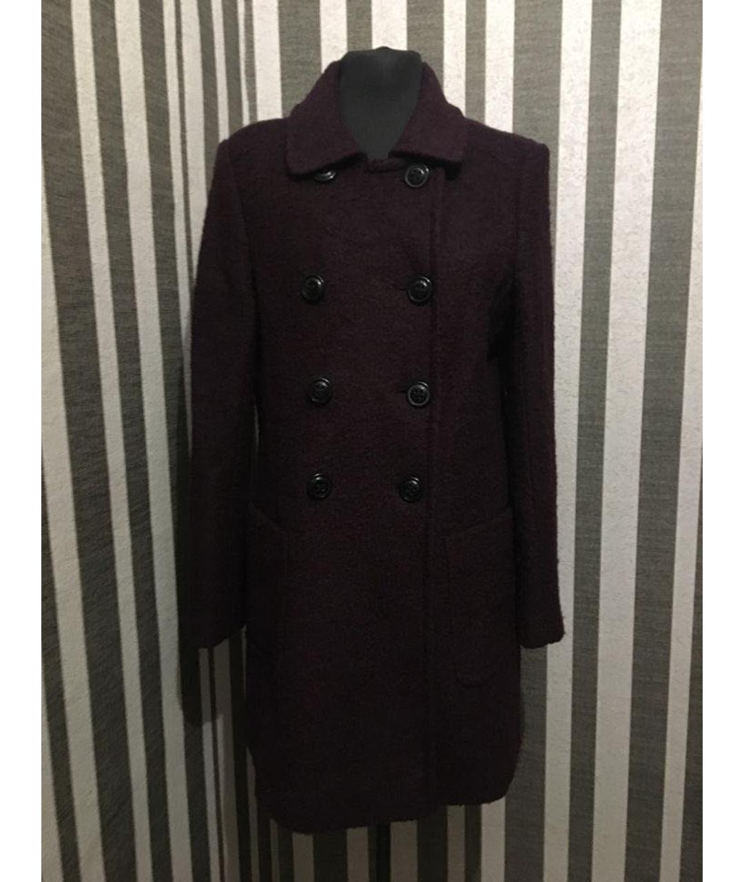 DKNY Бордовое шерстяное пальто, фото 5