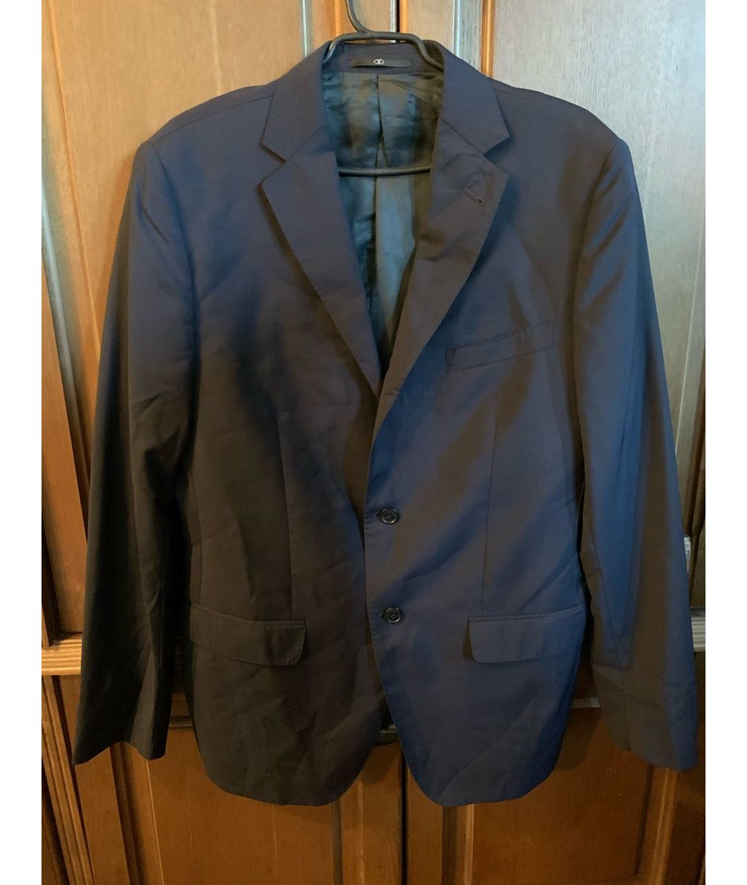 VALENTINO Темно-синий шерстяной пиджак, фото 8