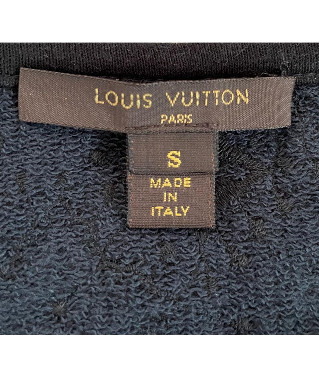 LOUIS VUITTON PRE-OWNED Черное хлопковое коктейльное платье, фото 3