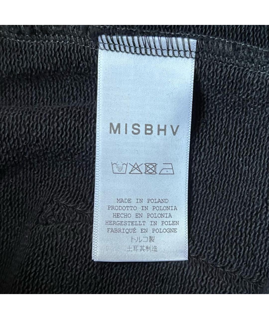 MISBHV Черные хлопковые повседневные брюки, фото 7