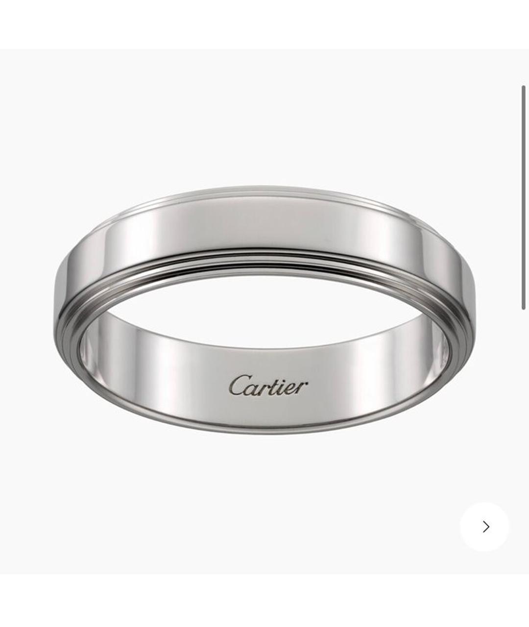 CARTIER Серебряное платиновое кольцо, фото 3