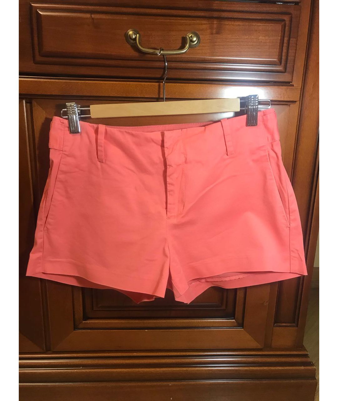 SEE BY CHLOE Розовые хлопко-эластановые шорты, фото 7