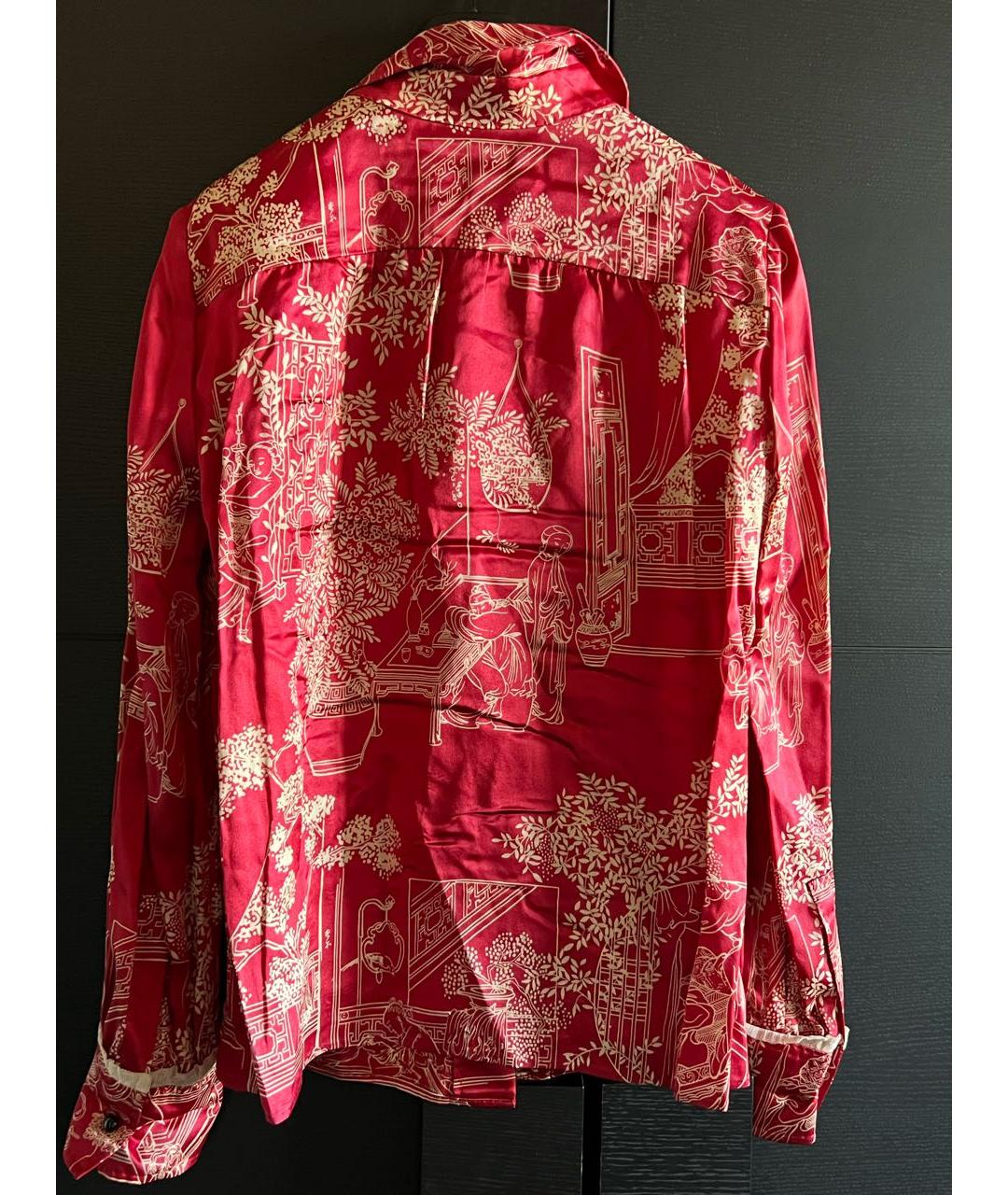 LOUIS VUITTON PRE-OWNED Красная шелковая блузы, фото 2