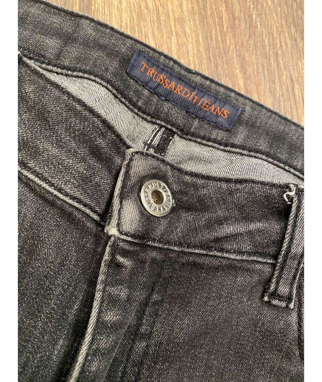 TRUSSARDI Серые прямые джинсы, фото 3