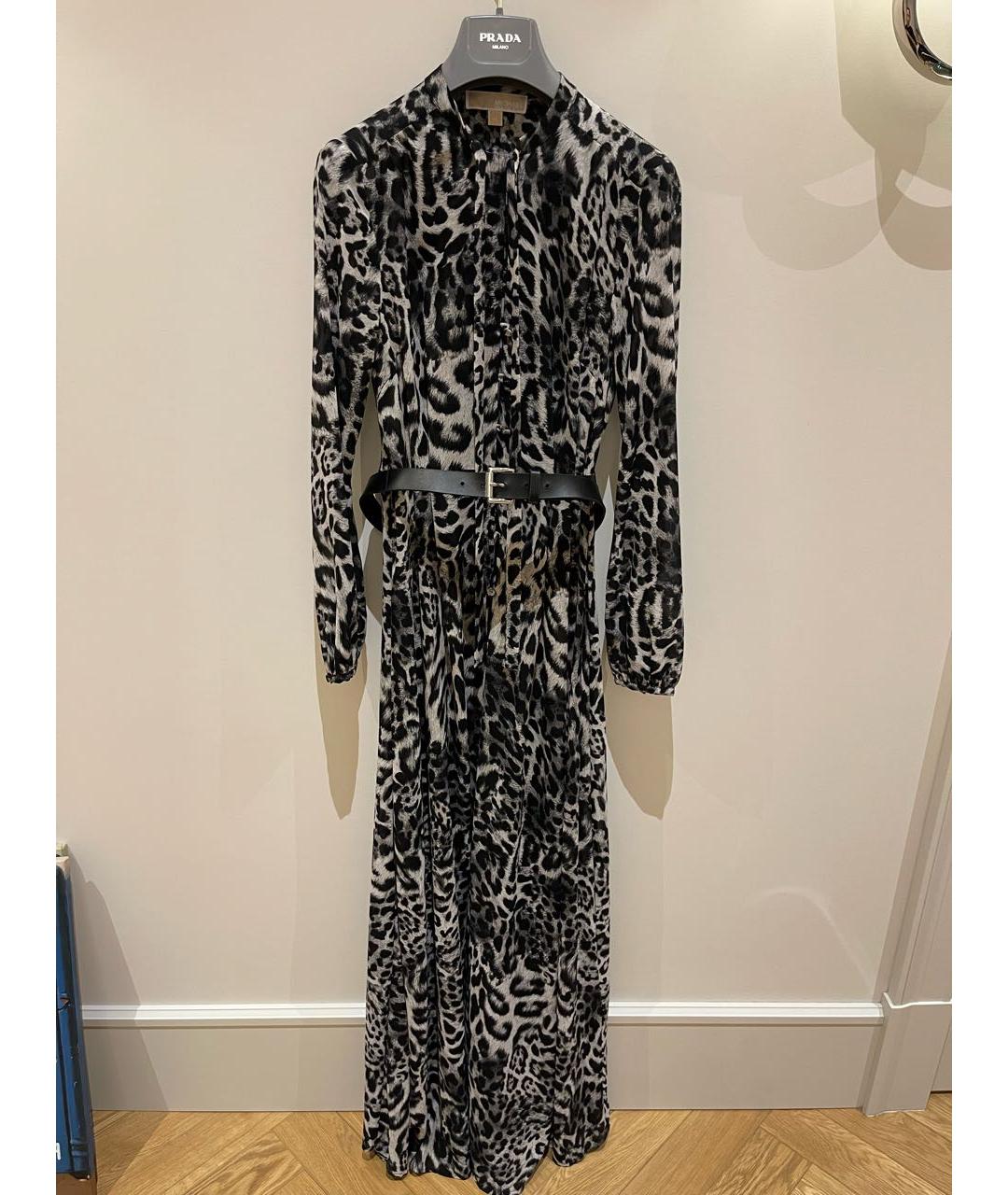 MICHAEL KORS Мульти полиэстеровое платье, фото 5