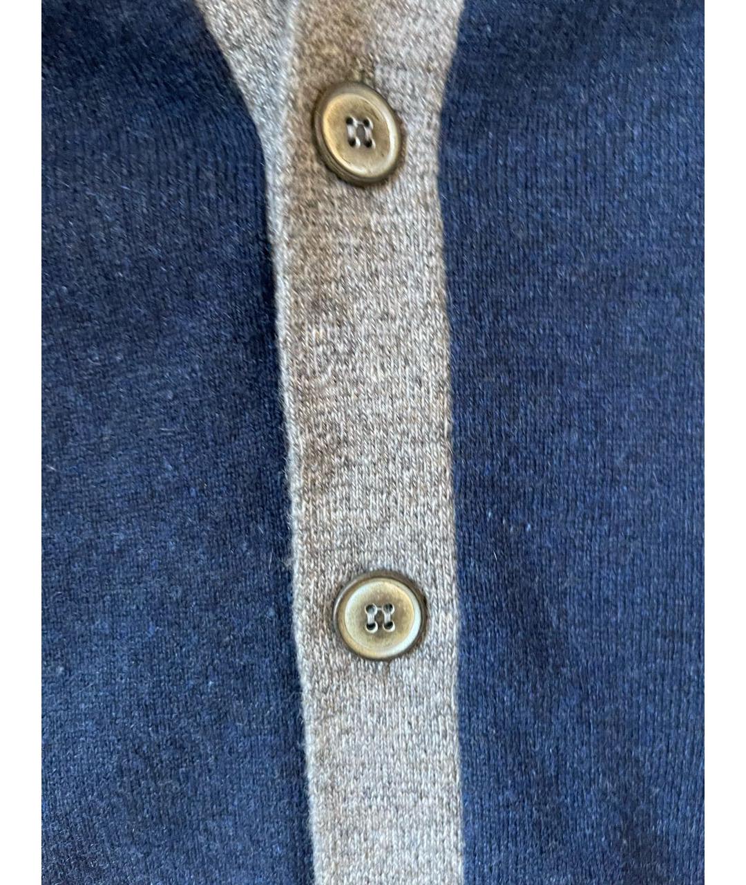 FEDELI Синий кашемировый джемпер / свитер, фото 2