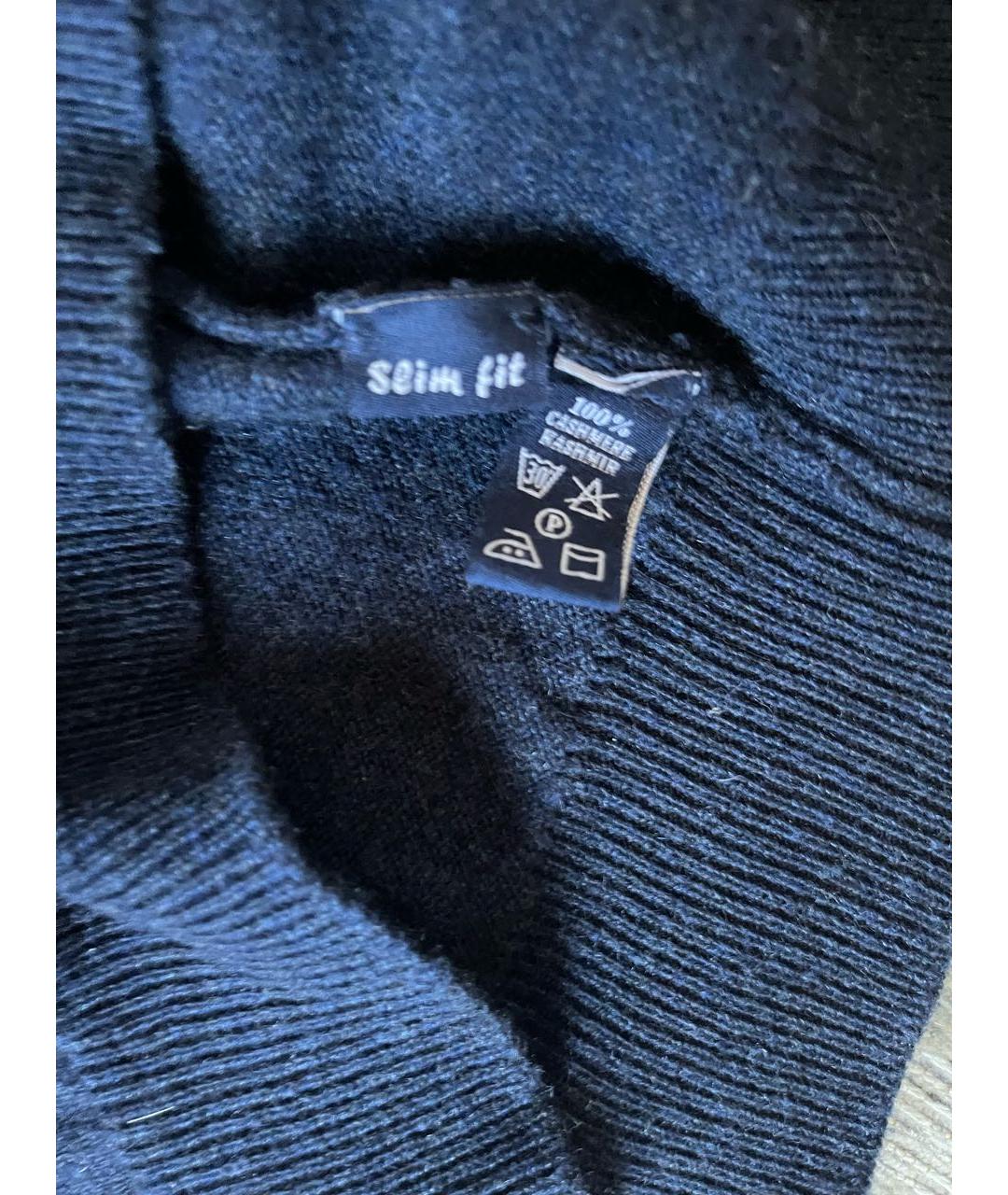 FEDELI Синий кашемировый джемпер / свитер, фото 5