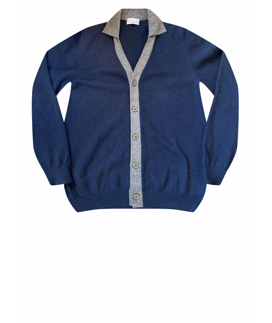 FEDELI Синий кашемировый джемпер / свитер, фото 1