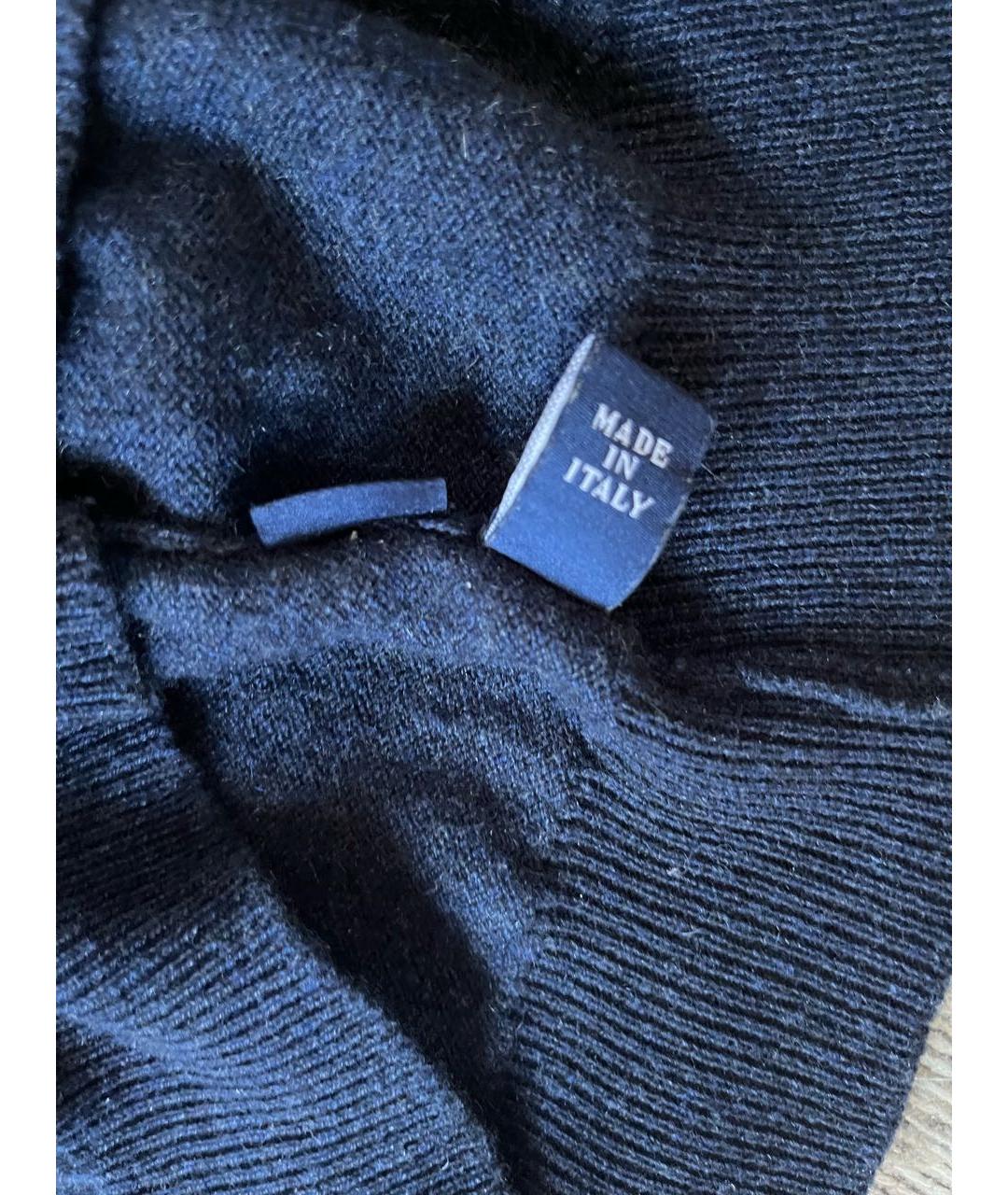 FEDELI Синий кашемировый джемпер / свитер, фото 4