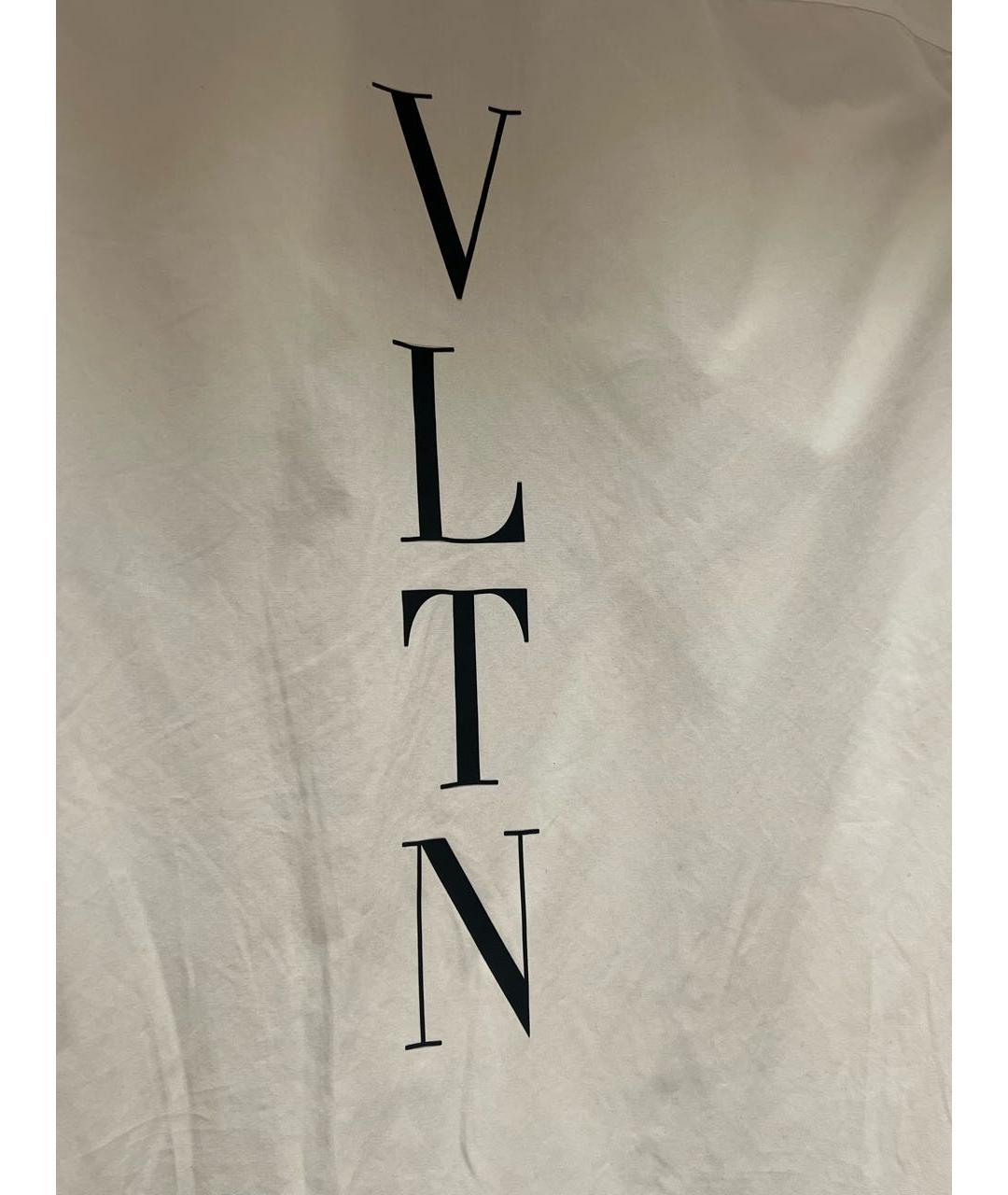 VALENTINO Белое хлопковое повседневное платье, фото 4