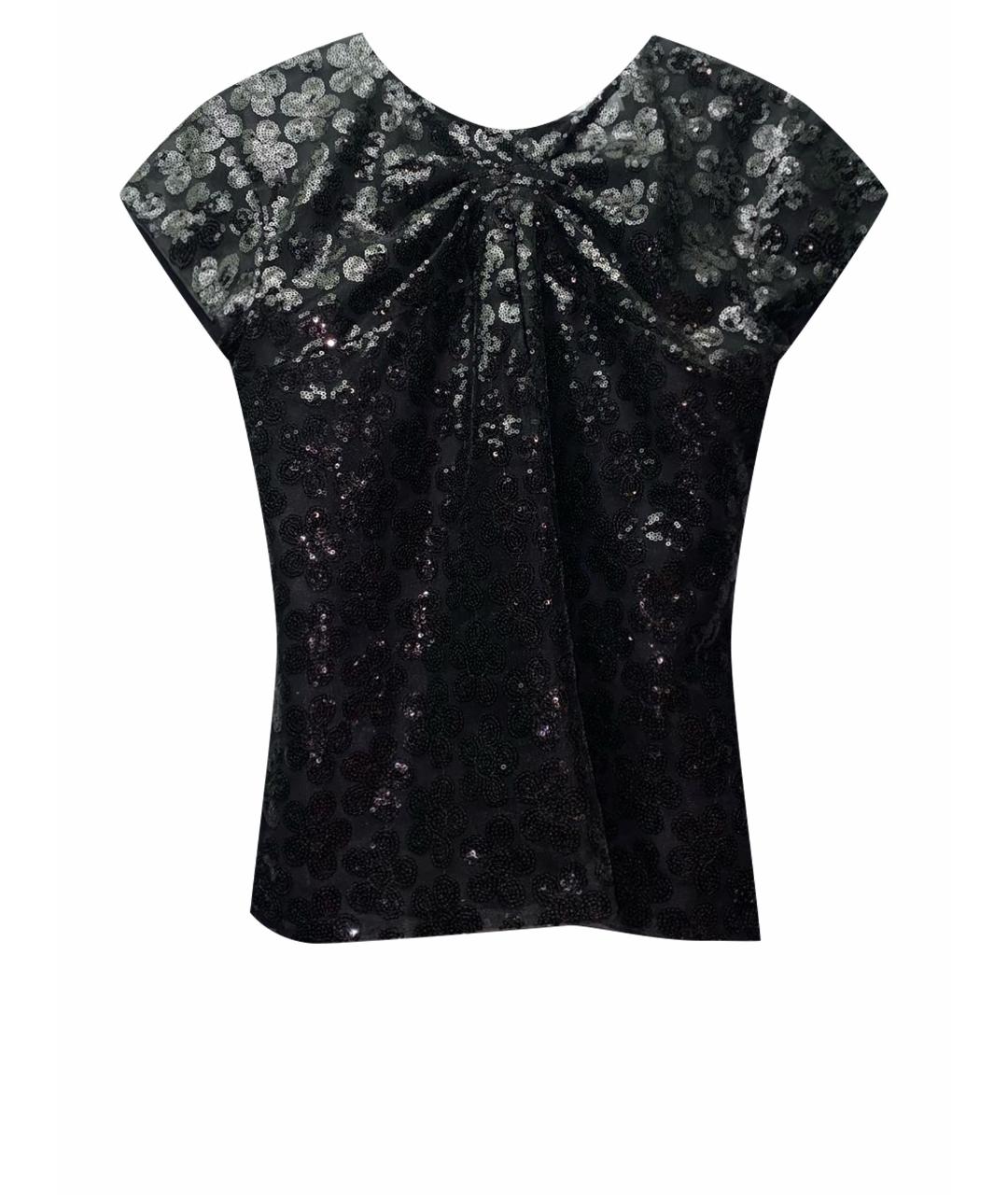 CHANEL PRE-OWNED Черная полиэстеровая блузы, фото 1