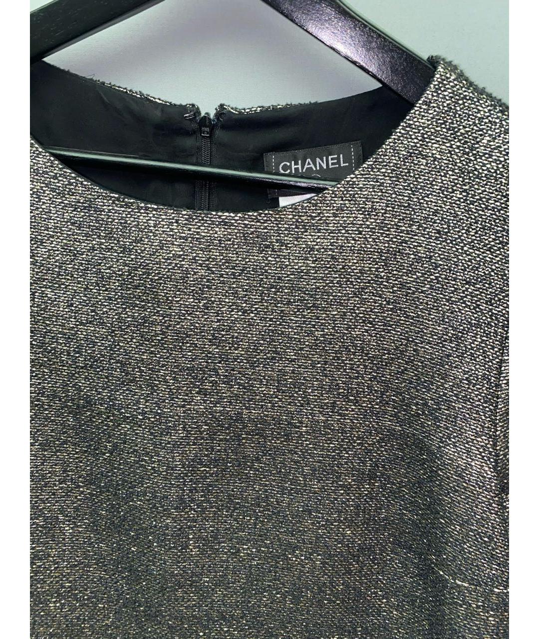 CHANEL PRE-OWNED Золотой полиэстеровый джемпер / свитер, фото 3