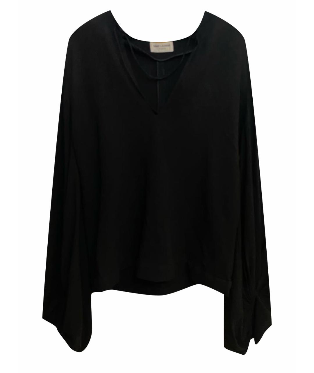 SAINT LAURENT Черная блузы, фото 1