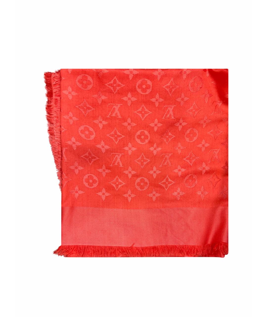 LOUIS VUITTON Коралловый платок, фото 1
