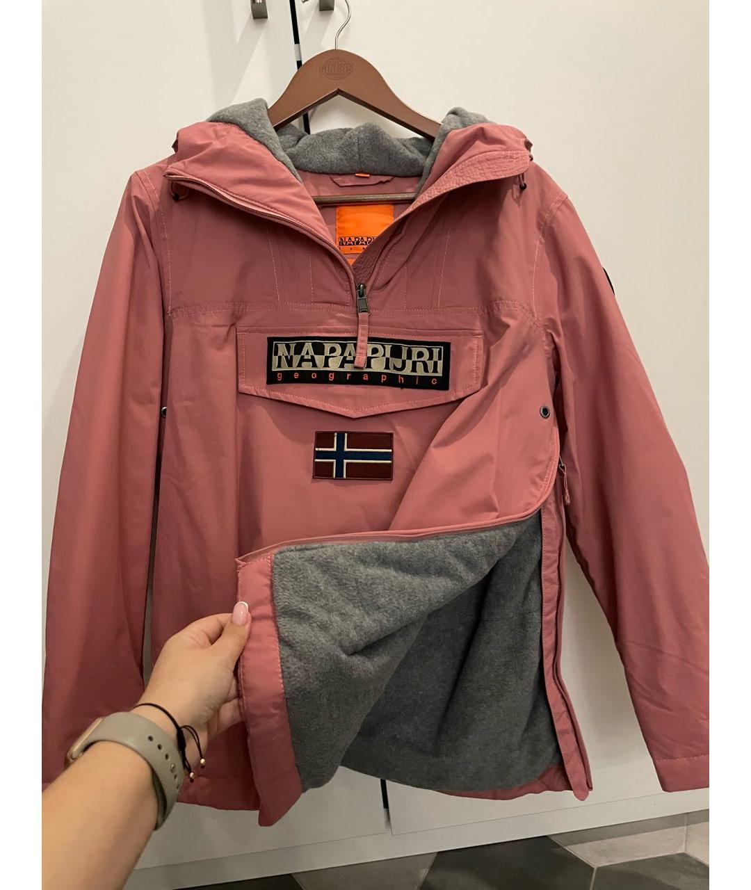 NAPAPIJRI Розовая полиэстеровая куртка, фото 4