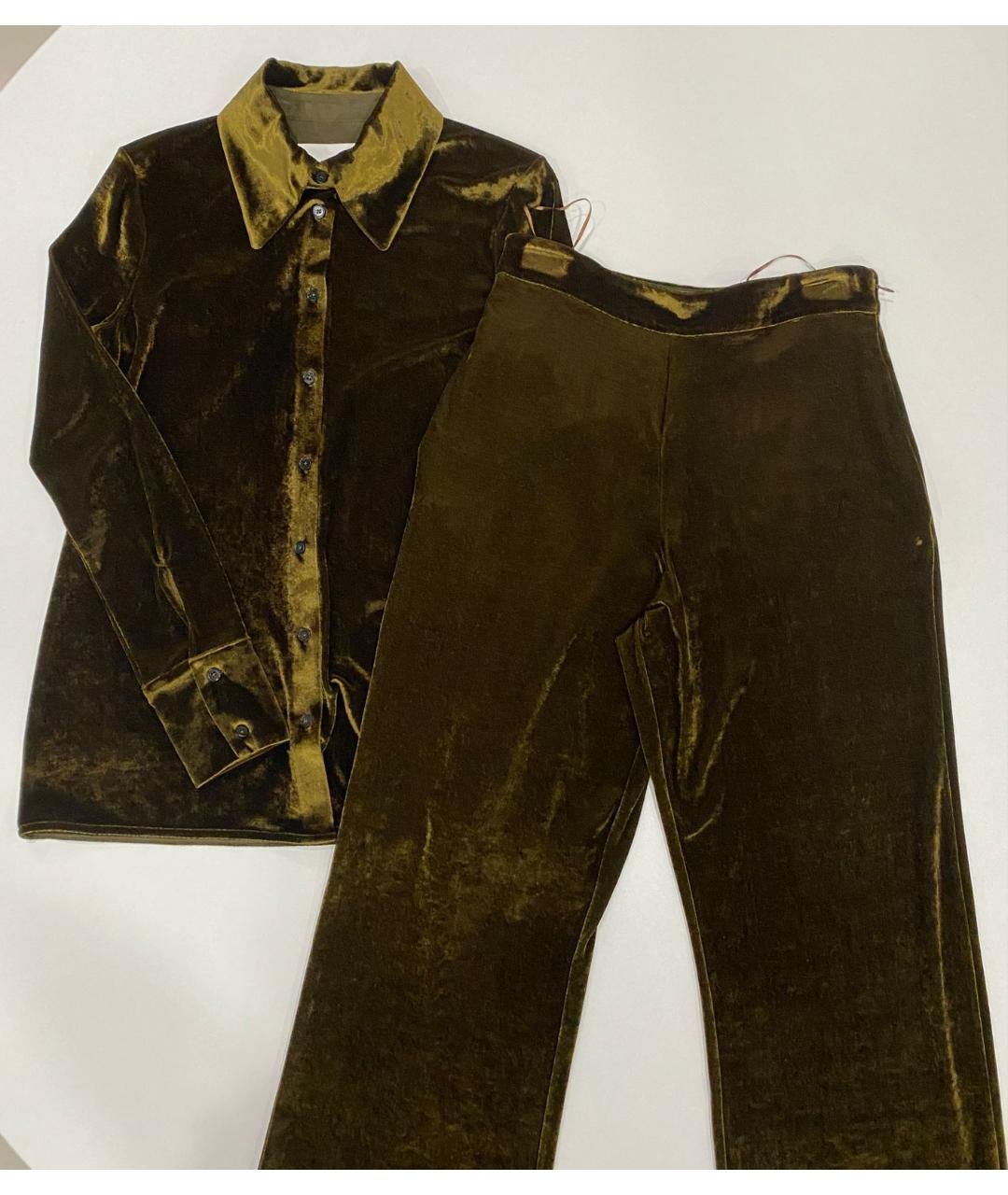 JIL SANDER Бархатный костюм с брюками, фото 3