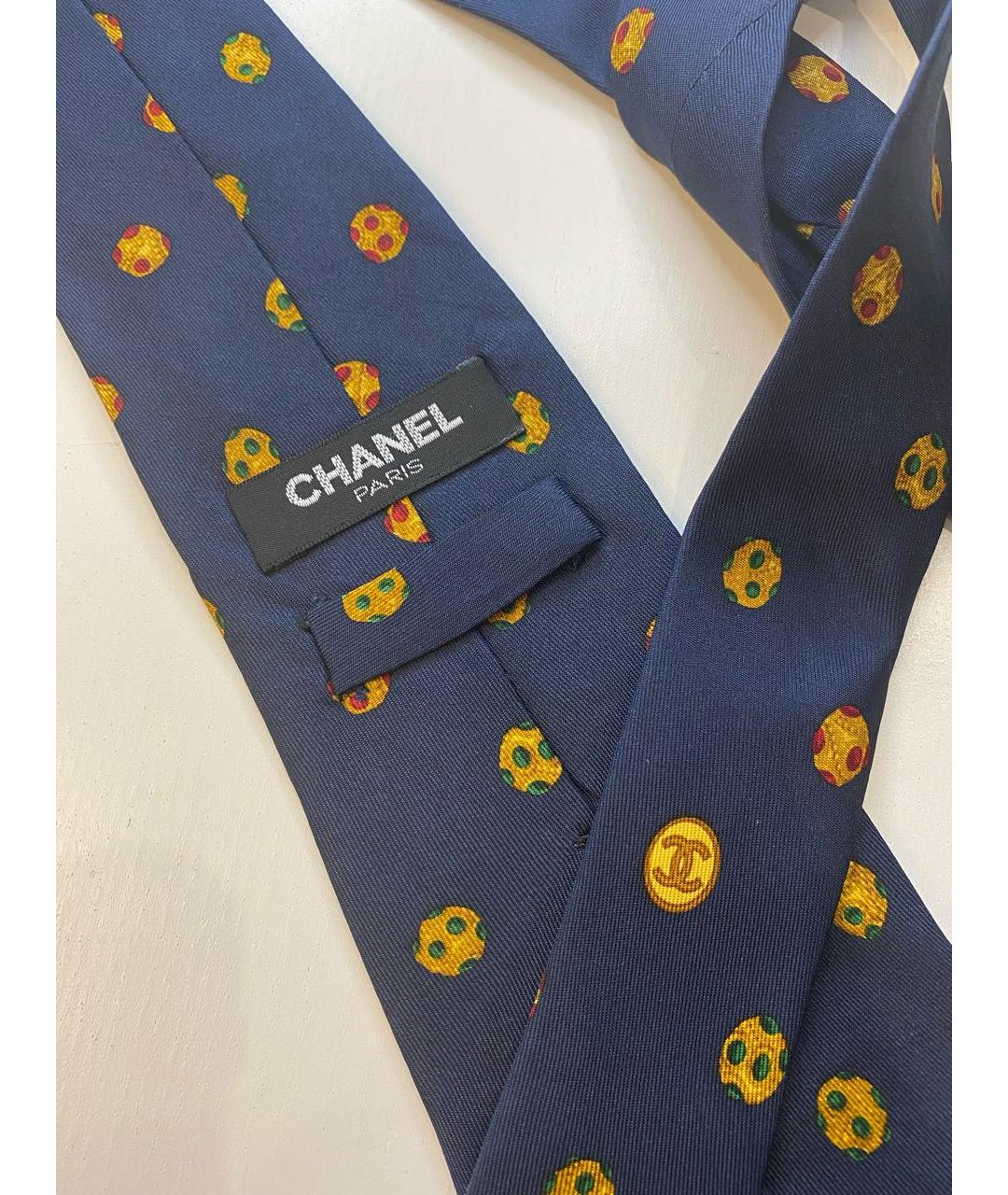 CHANEL PRE-OWNED Мульти шелковый галстук, фото 2